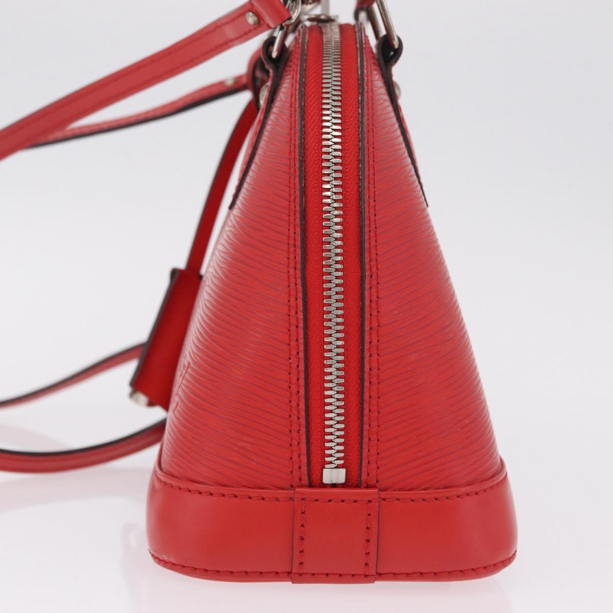 LOUIS VUITTON Epi Alma BB Hand Bag 2way Red Carmine M40850 LV Auth 213059V