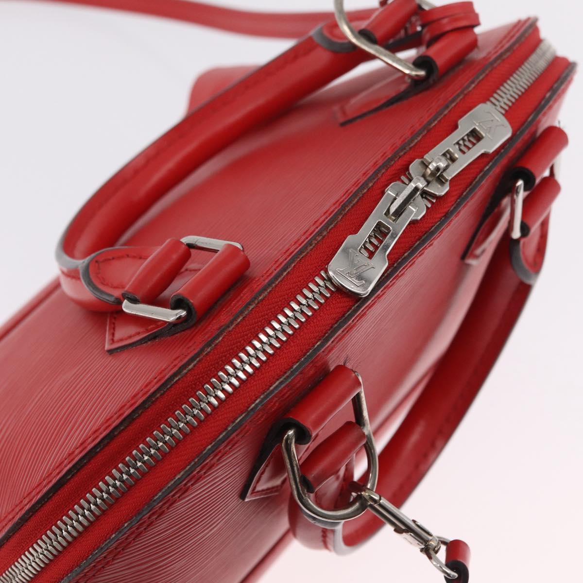 LOUIS VUITTON Epi Alma BB Hand Bag 2way Red Carmine M40850 LV Auth 213059V