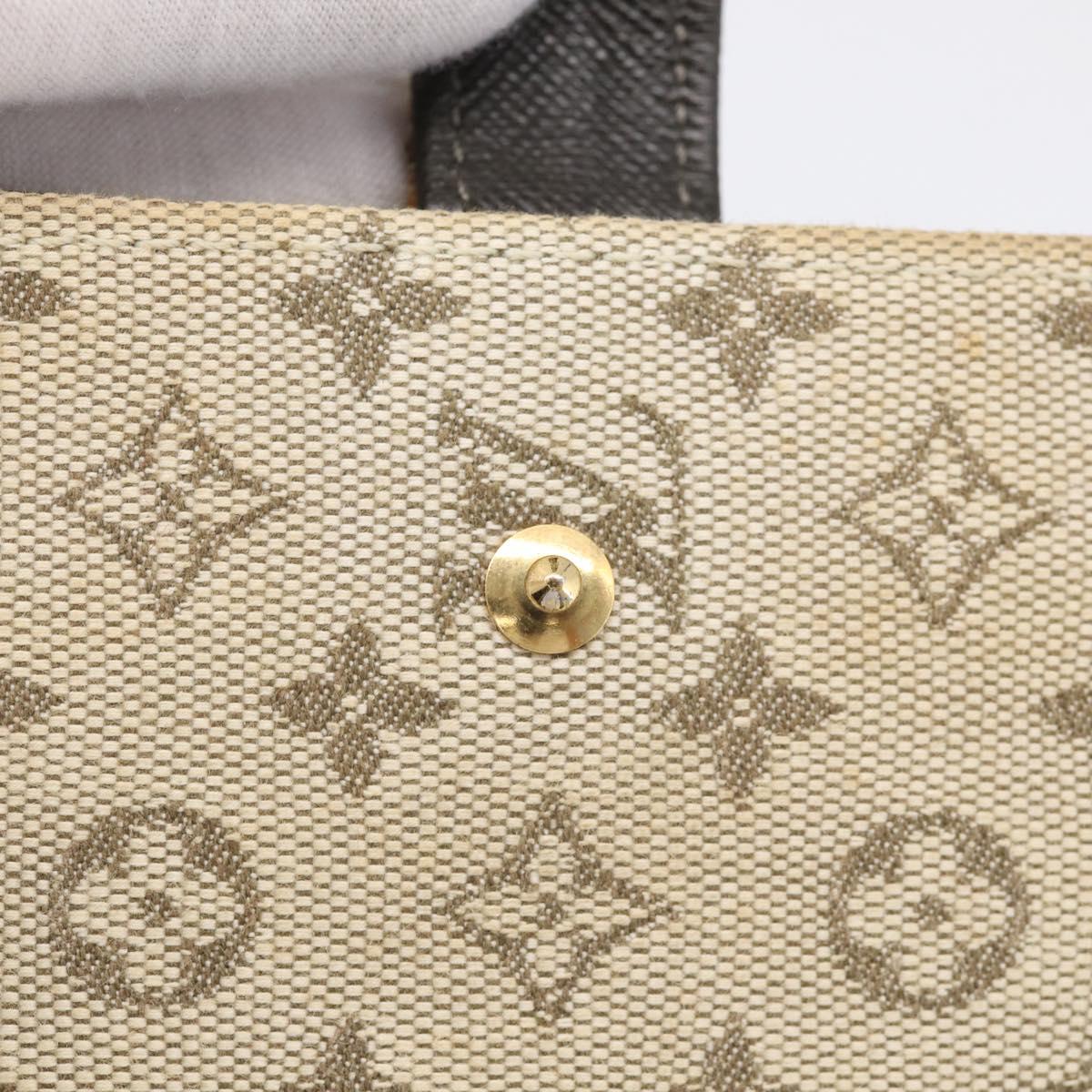 LOUIS VUITTON Monogram Mini Agenda PM Day Planner Cover Khaki R20911 Auth 213068