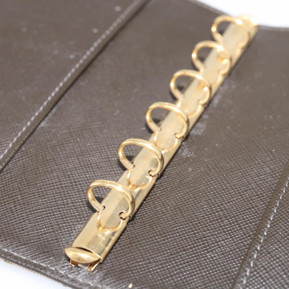 LOUIS VUITTON Monogram Mini Agenda PM Day Planner Cover Khaki R20911 Auth 213068