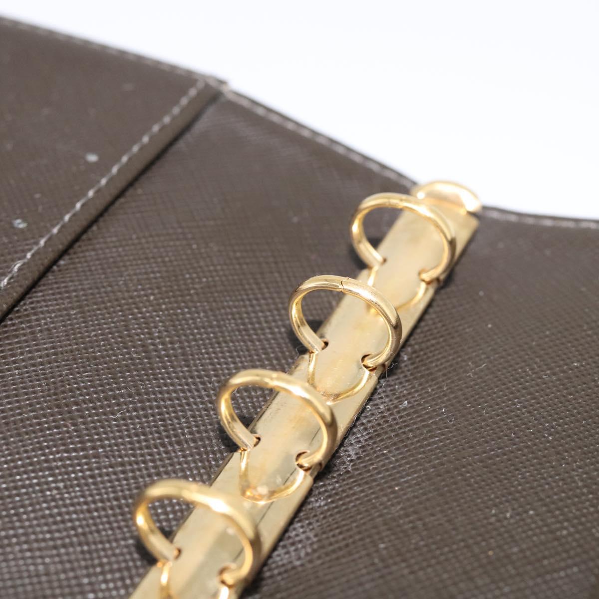 LOUIS VUITTON Monogram Mini Agenda PM Day Planner Cover Khaki R20911 Auth 213068