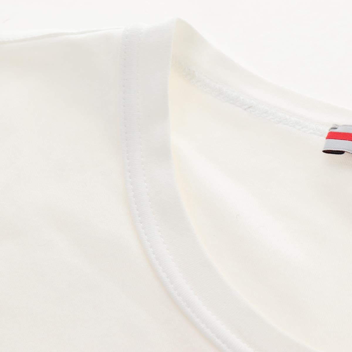 PRADA Sports TShirt Shirt cotton L White Auth 213076A