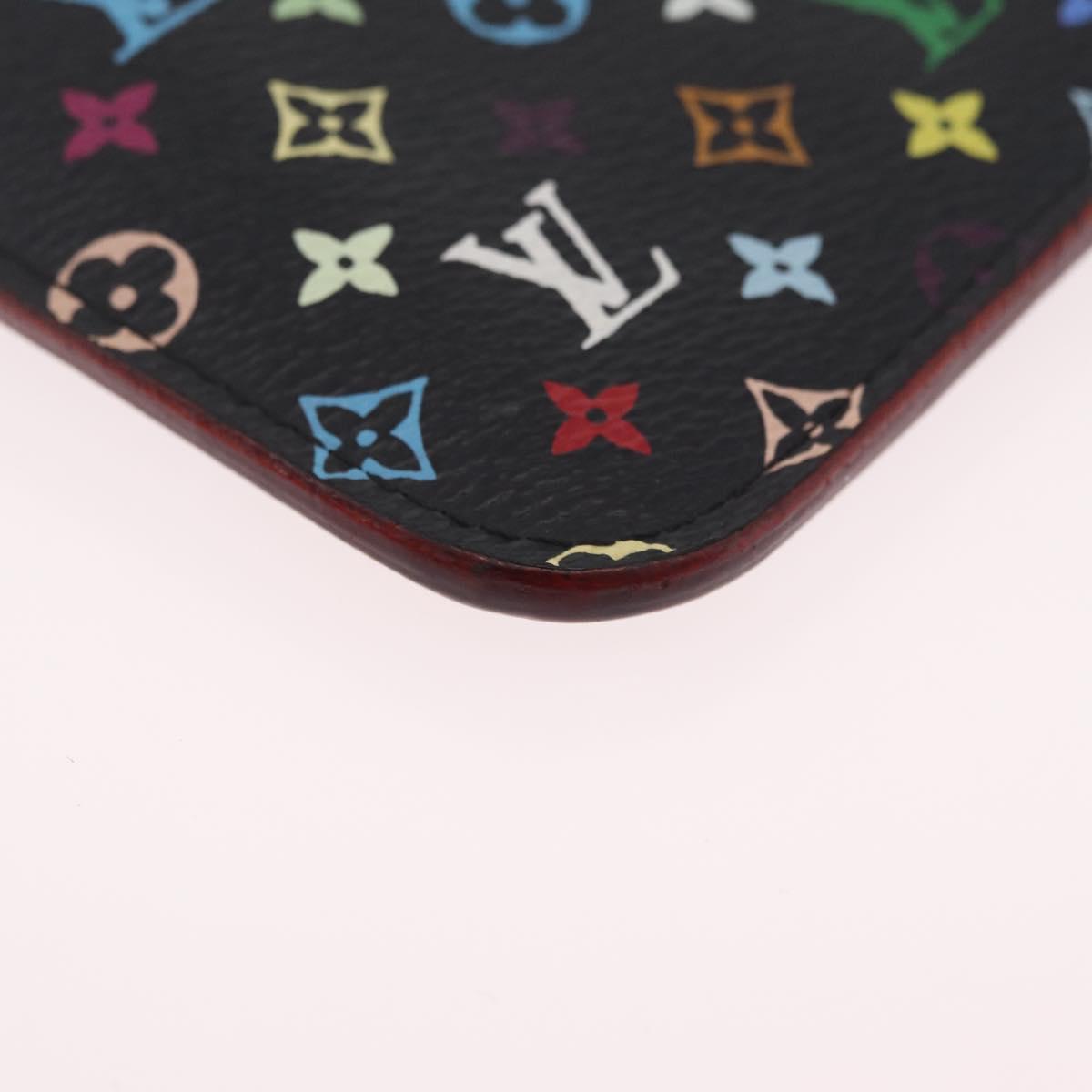 LOUIS VUITTON Monogram Multicolor Pochette Cles NM Black M60279 LV Auth 213132V