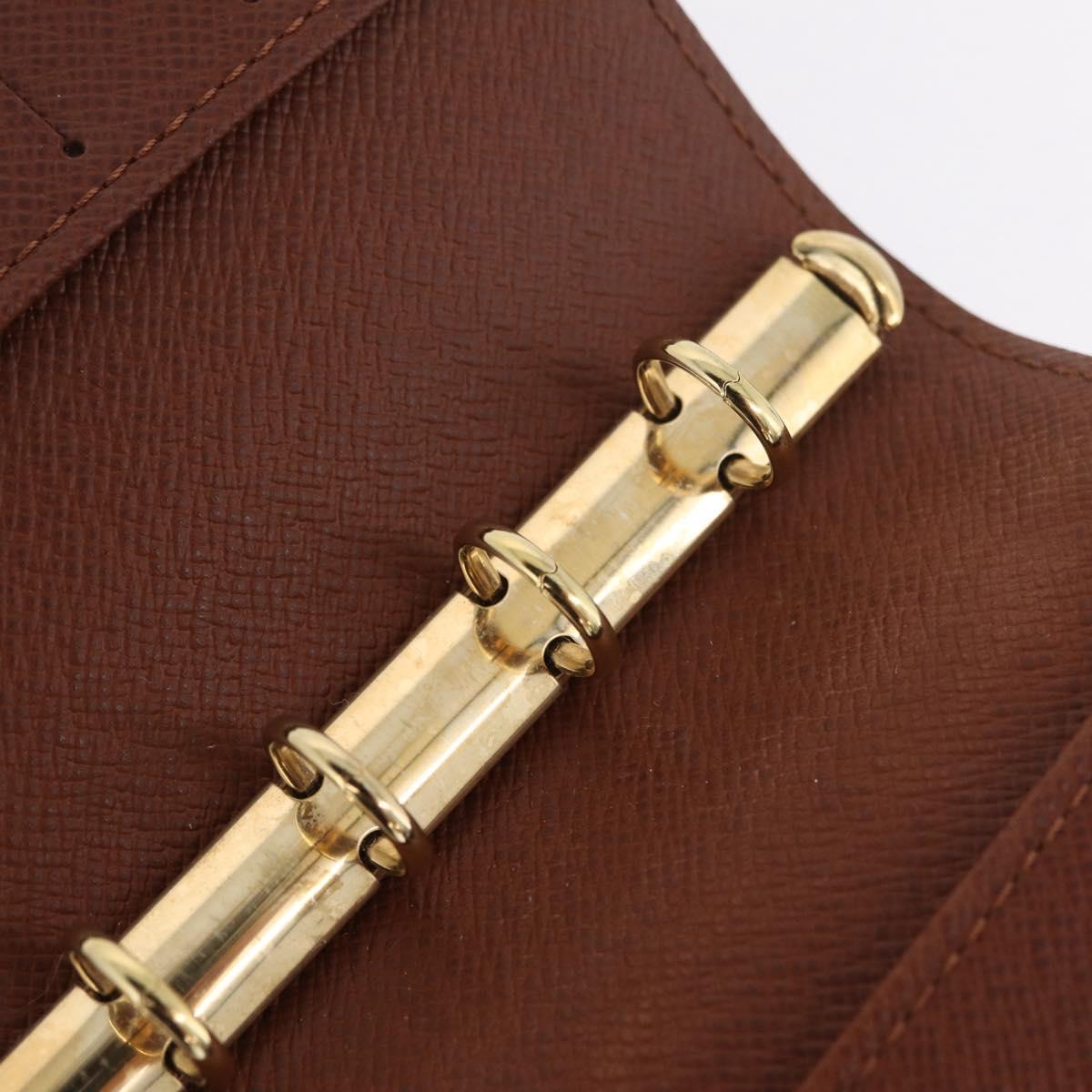 LOUIS VUITTON Monogram Agenda PM Day Planner Cover R20005 LV Auth 213134M