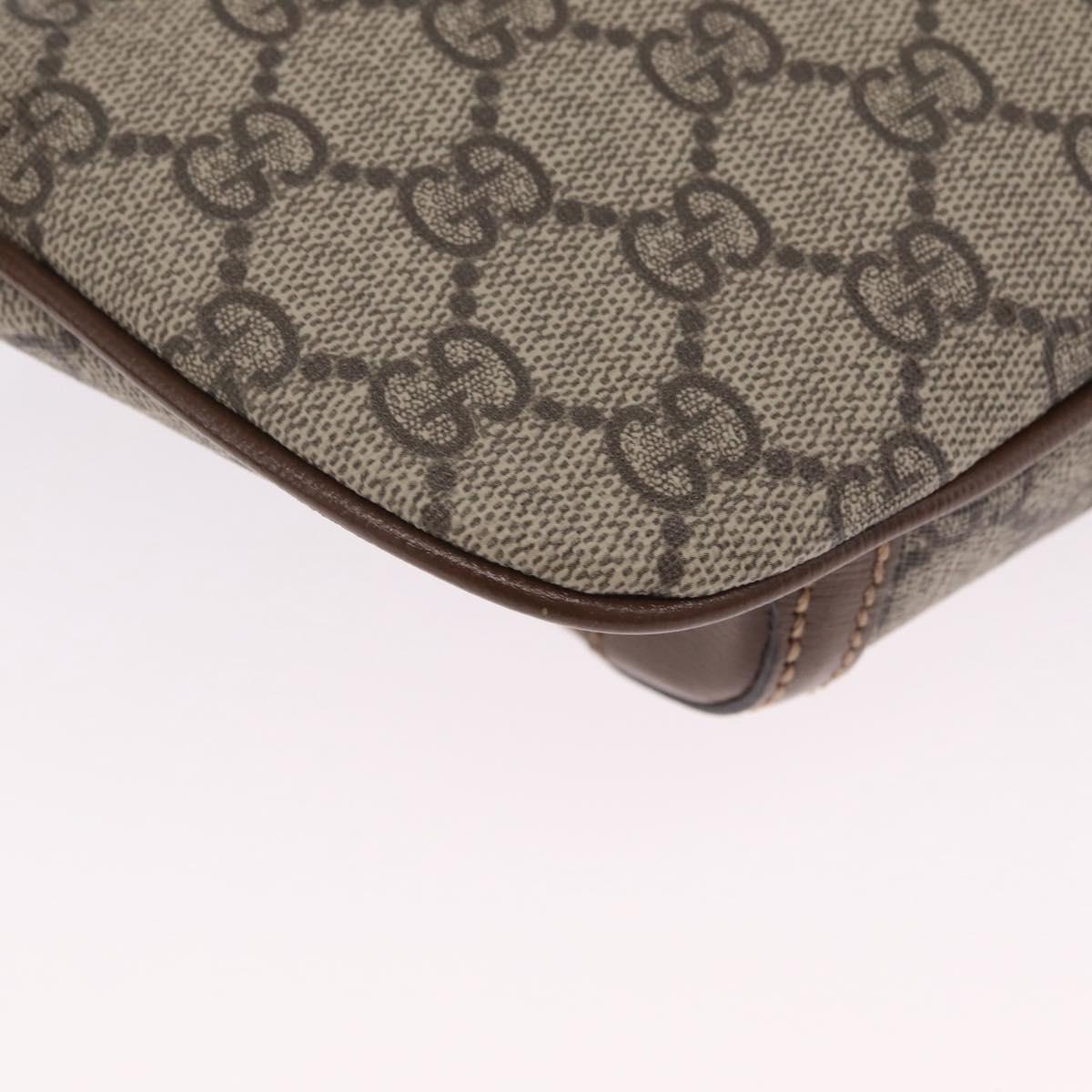 GUCCI GG Supreme Bum Bag Shoulder Bag PVC Beige Gold 733240 Auth 213138SAM
