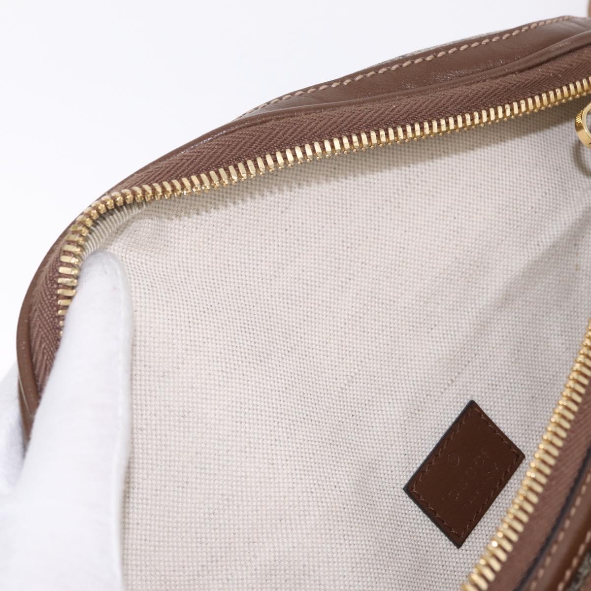GUCCI GG Supreme Bum Bag Shoulder Bag PVC Beige Gold 733240 Auth 213138SAM