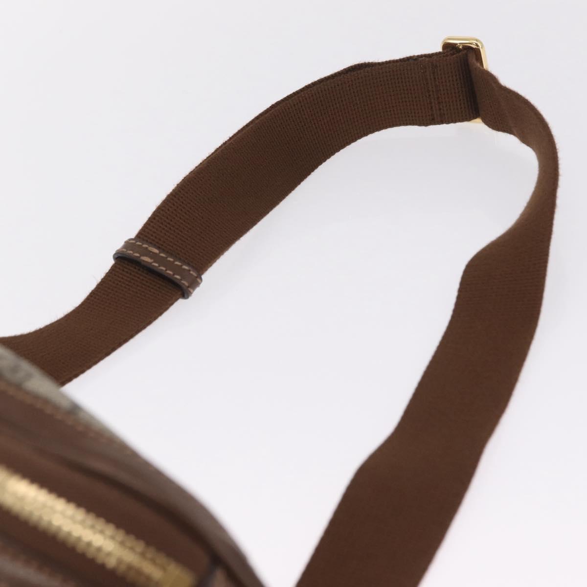 GUCCI GG Supreme Bum Bag Shoulder Bag PVC Beige Gold 733240 Auth 213138SAM