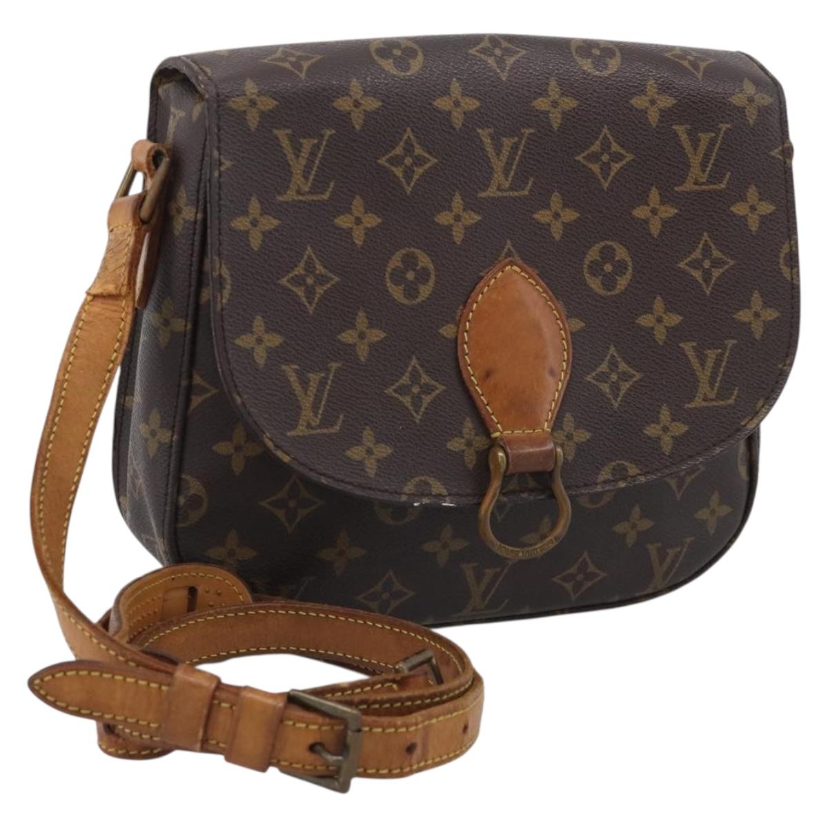 LOUIS VUITTON Monogram Saint Cloud GM Shoulder Bag M51242 LV Auth 213182
