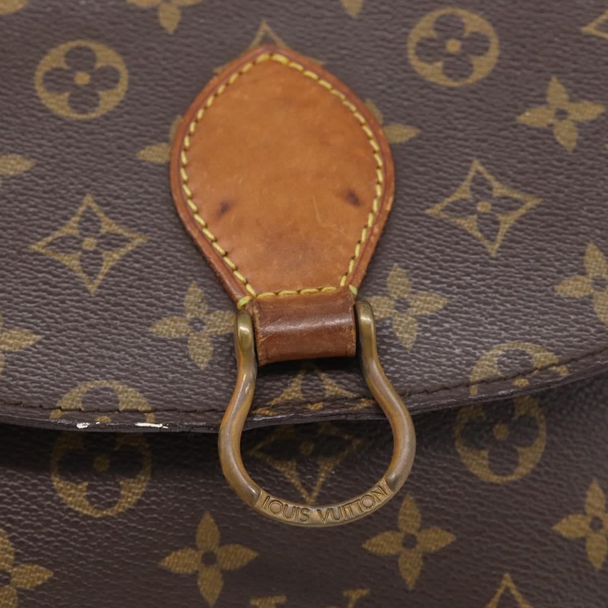 LOUIS VUITTON Monogram Saint Cloud GM Shoulder Bag M51242 LV Auth 213182