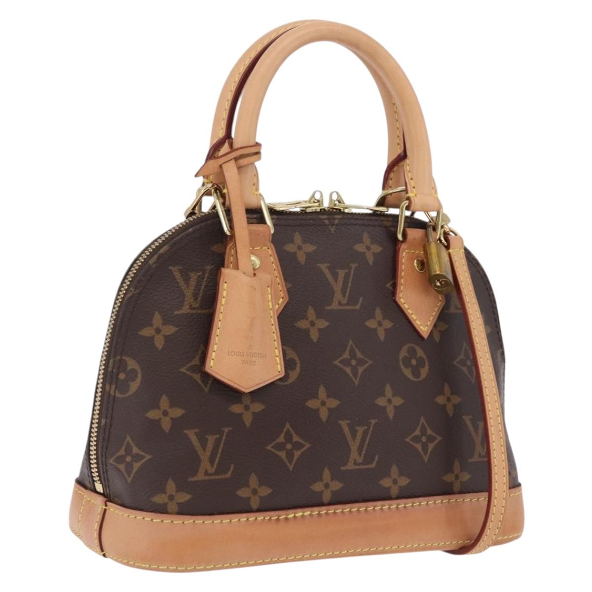 LOUIS VUITTON Monogram Alma BB Hand Bag 2way M53152 LV Auth 213191V