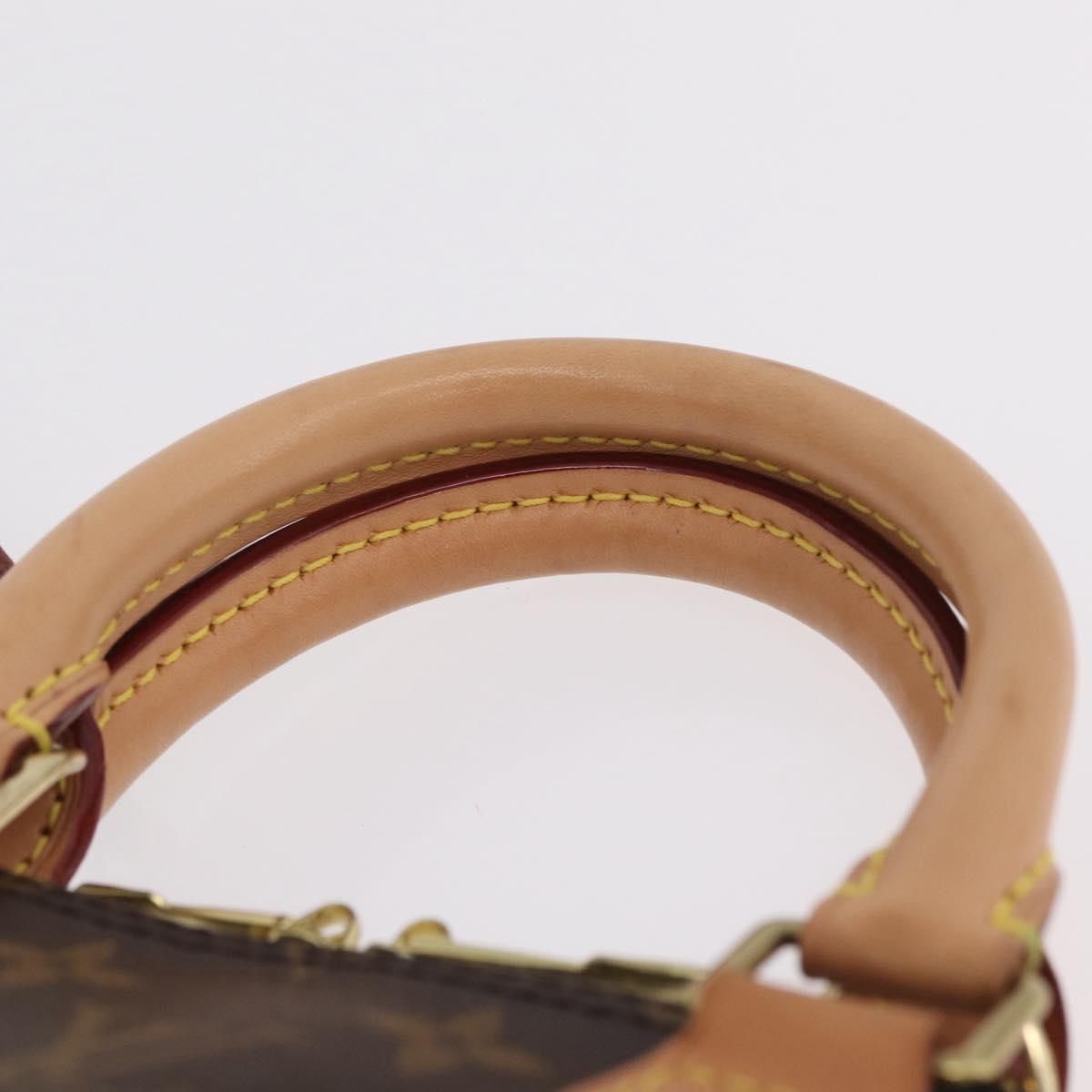 LOUIS VUITTON Monogram Alma BB Hand Bag 2way M53152 LV Auth 213191V