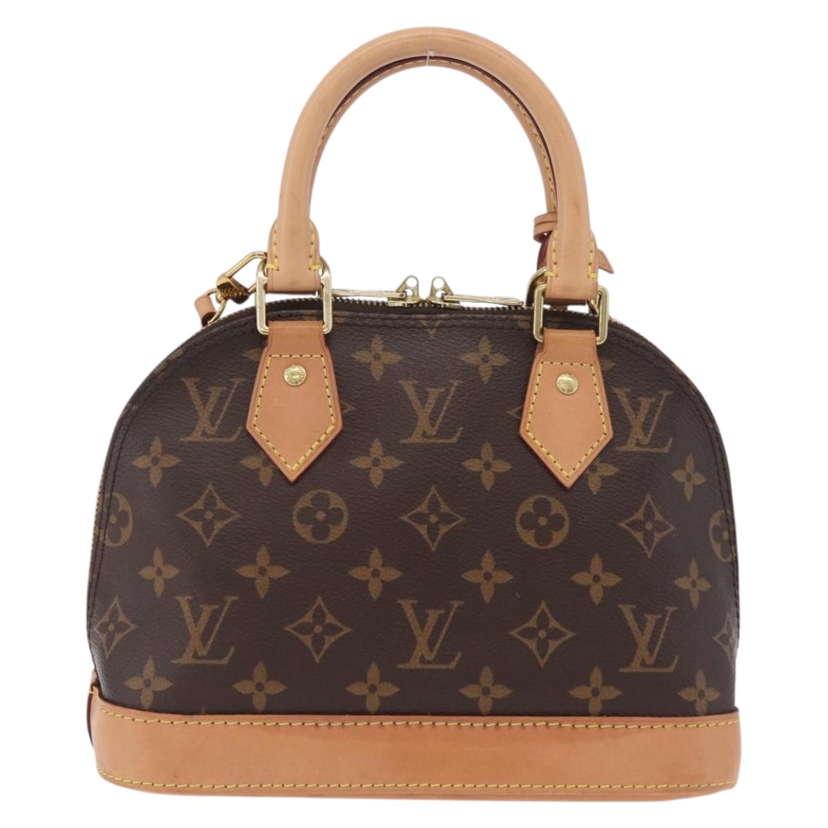 LOUIS VUITTON Monogram Alma BB Hand Bag 2way M53152 LV Auth 213191V
