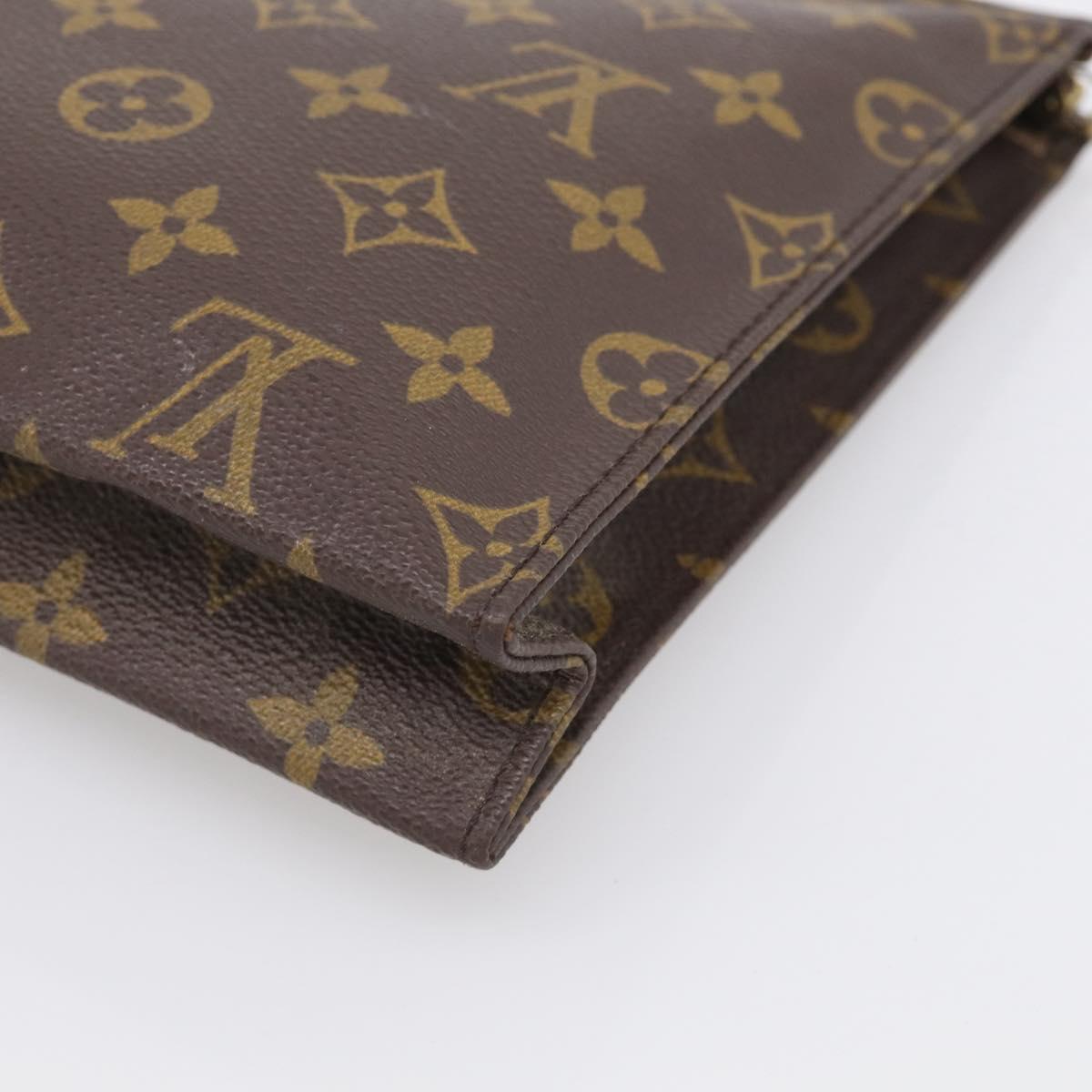 LOUIS VUITTON Monogram Poche Toilette 26 Pouch M47542 LV Auth 213196