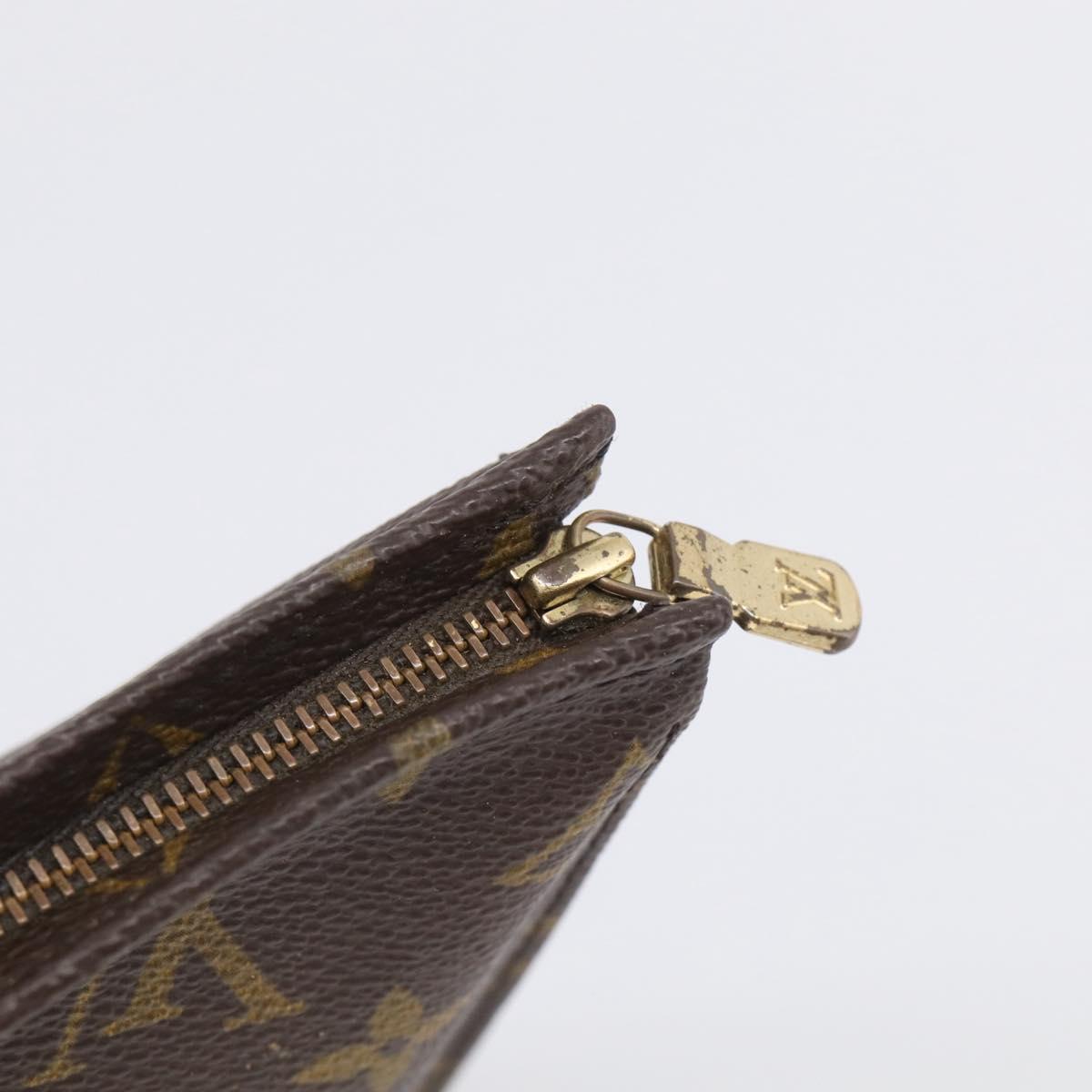 LOUIS VUITTON Monogram Poche Toilette 26 Pouch M47542 LV Auth 213196