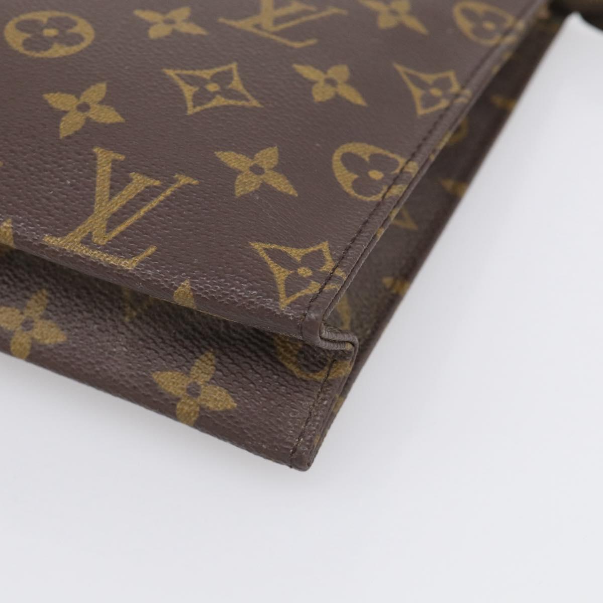 LOUIS VUITTON Monogram Poche Toilette 26 Pouch M47542 LV Auth 213196