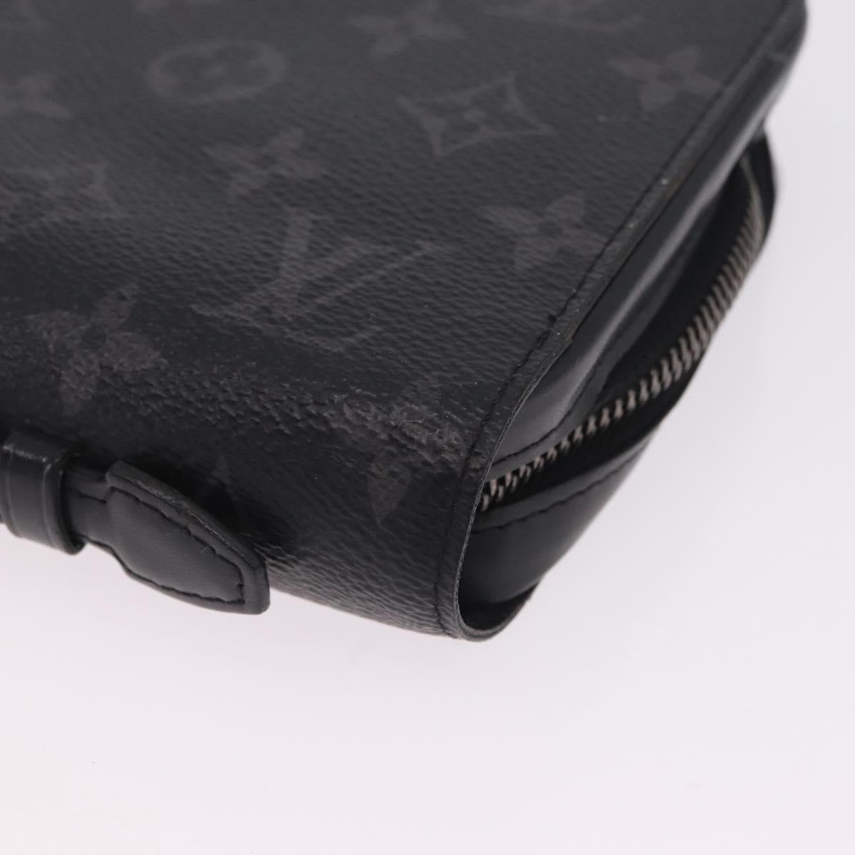 LOUIS VUITTON Monogram Eclipse Zippy XL Travel Case M61698 LV Auth 213197M