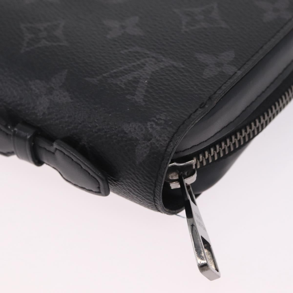 LOUIS VUITTON Monogram Eclipse Zippy XL Travel Case M61698 LV Auth 213197M