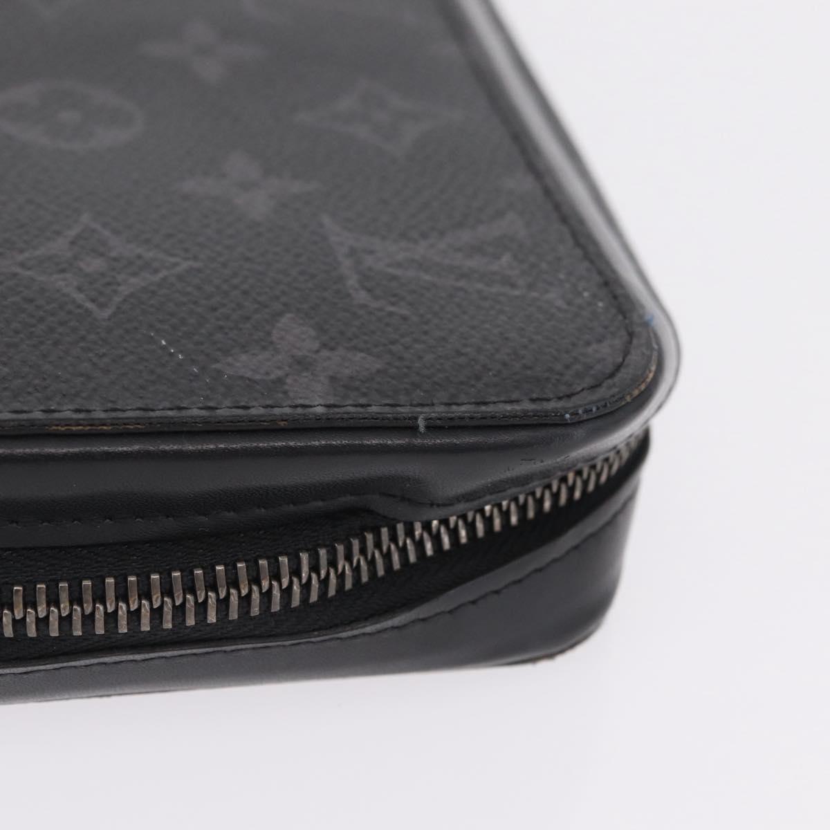 LOUIS VUITTON Monogram Eclipse Zippy XL Travel Case M61698 LV Auth 213197M