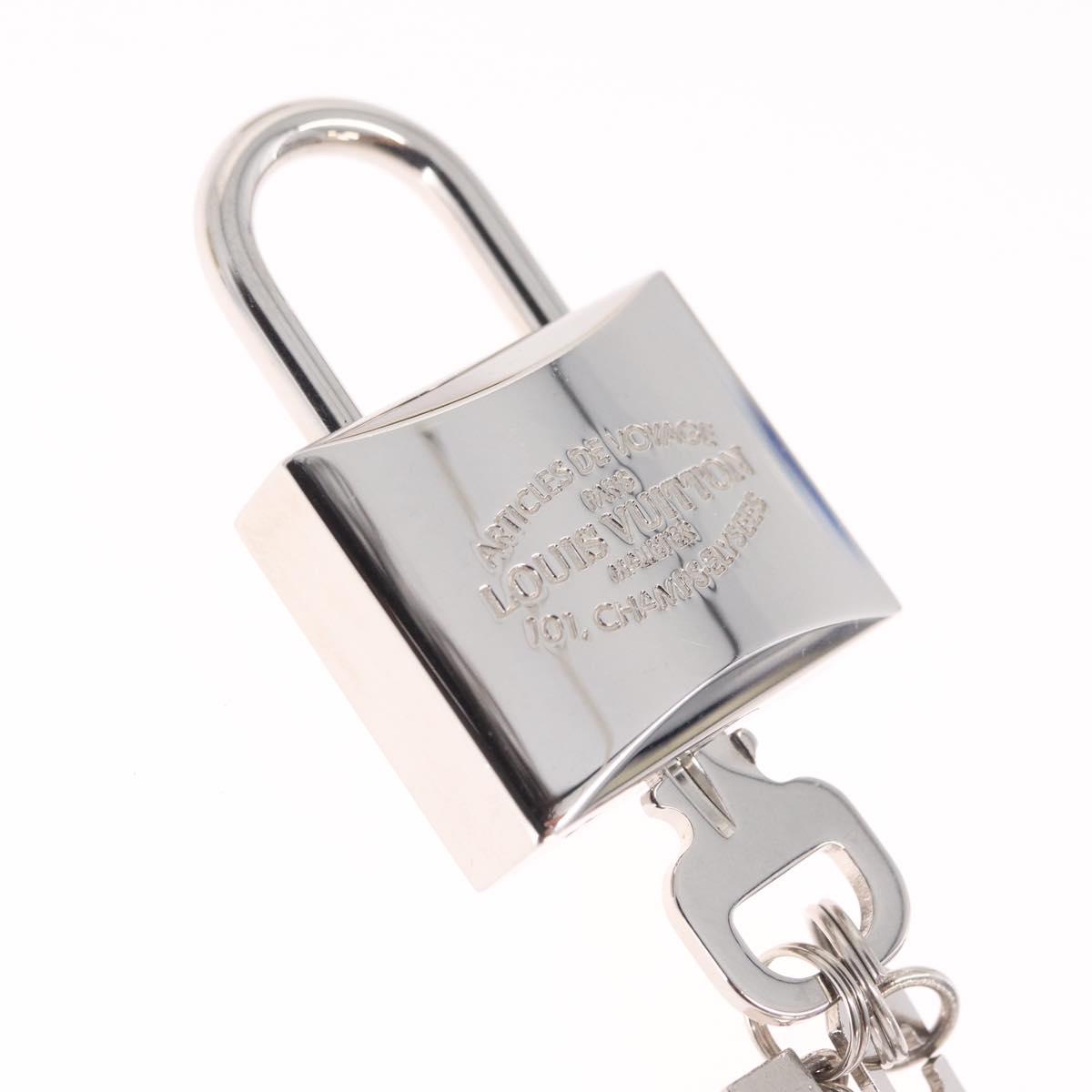 LOUIS VUITTON Padlock metal Silver LV Auth 213266V