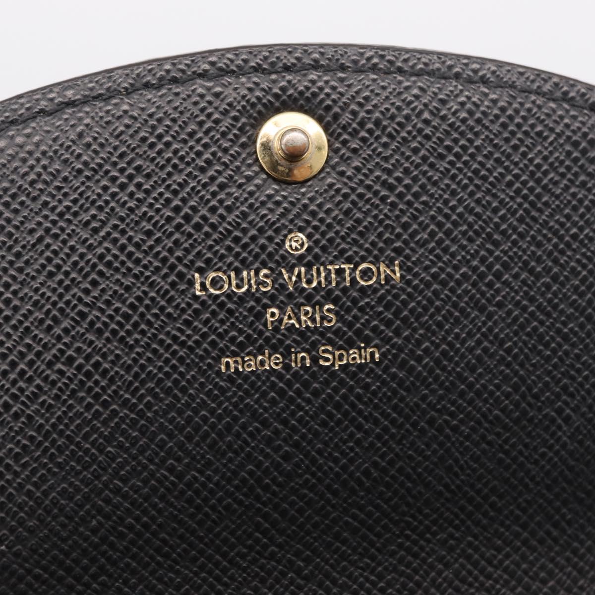 LOUIS VUITTON Monogram Reverse Porte Monnaie Rosary Purse M82333 LV Auth 213271V