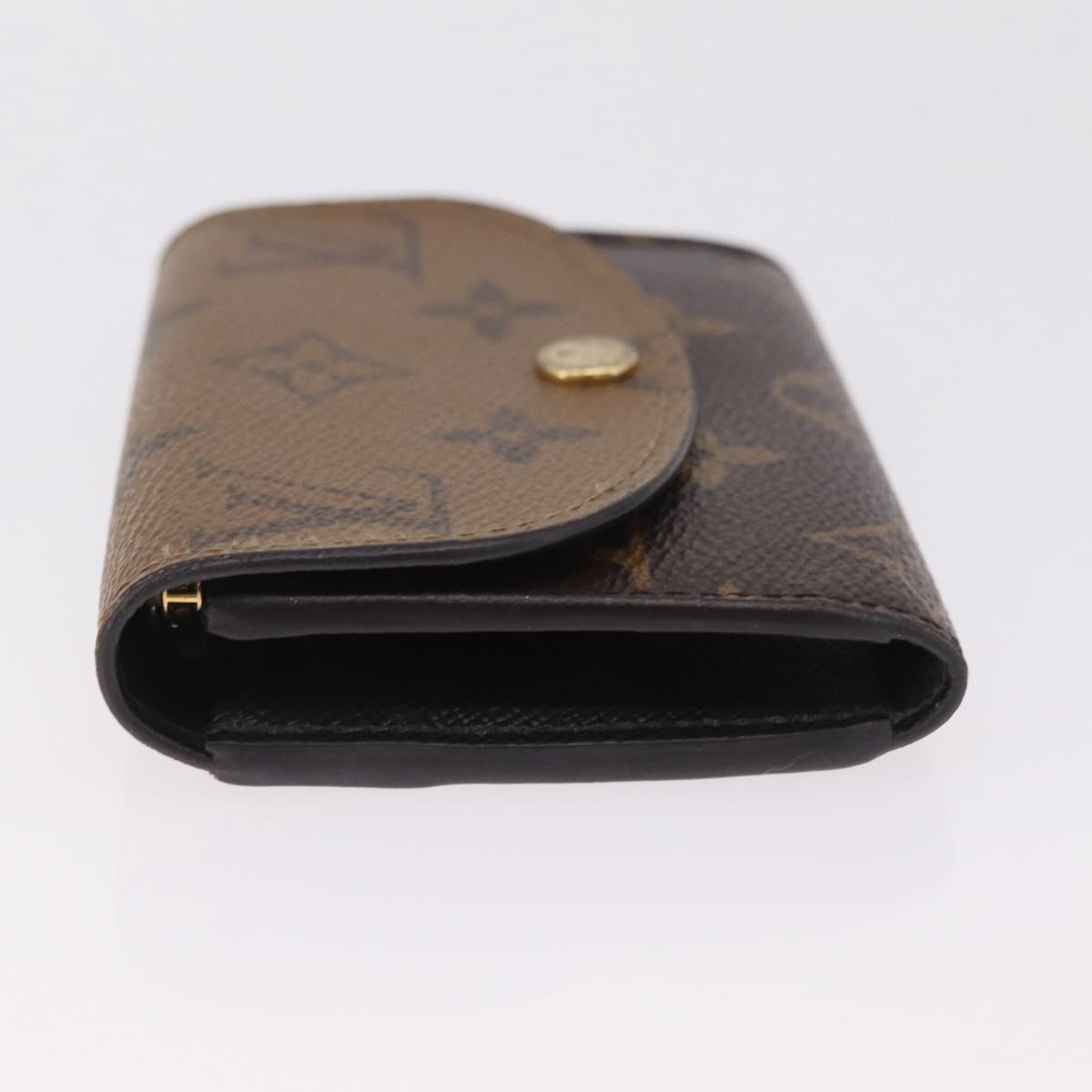 LOUIS VUITTON Monogram Reverse Porte Monnaie Rosary Purse M82333 LV Auth 213271V