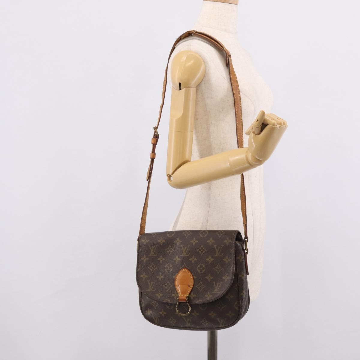LOUIS VUITTON Monogram Saint Cloud GM Shoulder Bag M51242 LV Auth 213272