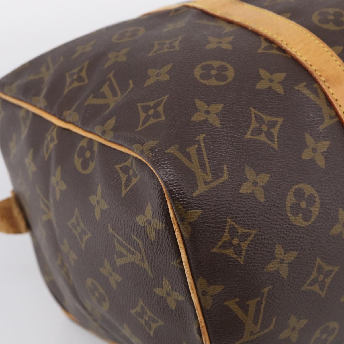 LOUIS VUITTON Monogram Sac Souple 35 Boston Bag M41626 LV Auth 213273
