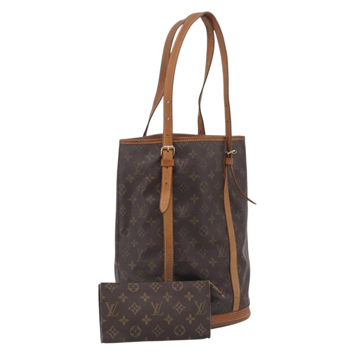 LOUIS VUITTON Monogram Bucket GM Shoulder Bag M42236 LV Auth 213277