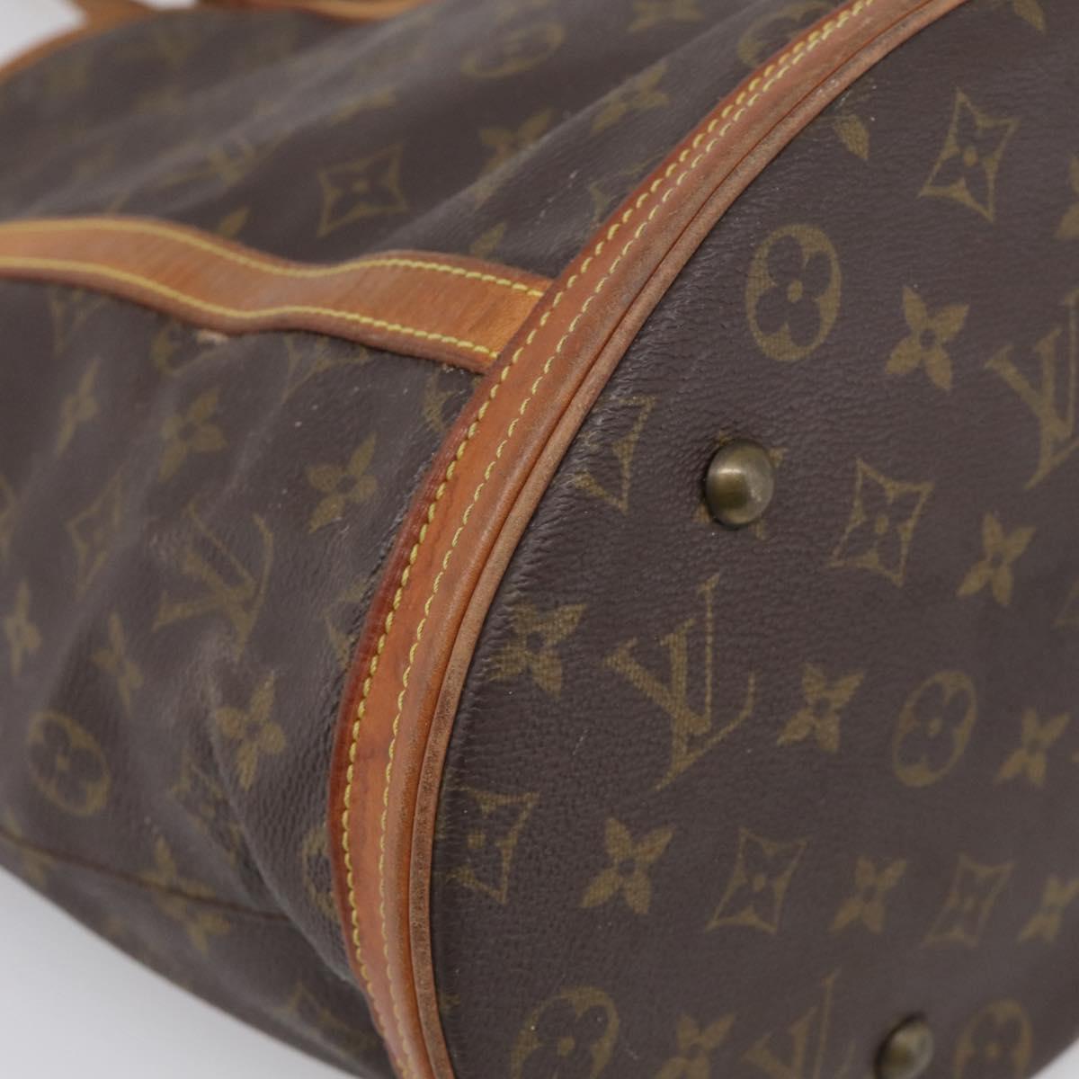 LOUIS VUITTON Monogram Bucket GM Shoulder Bag M42236 LV Auth 213277