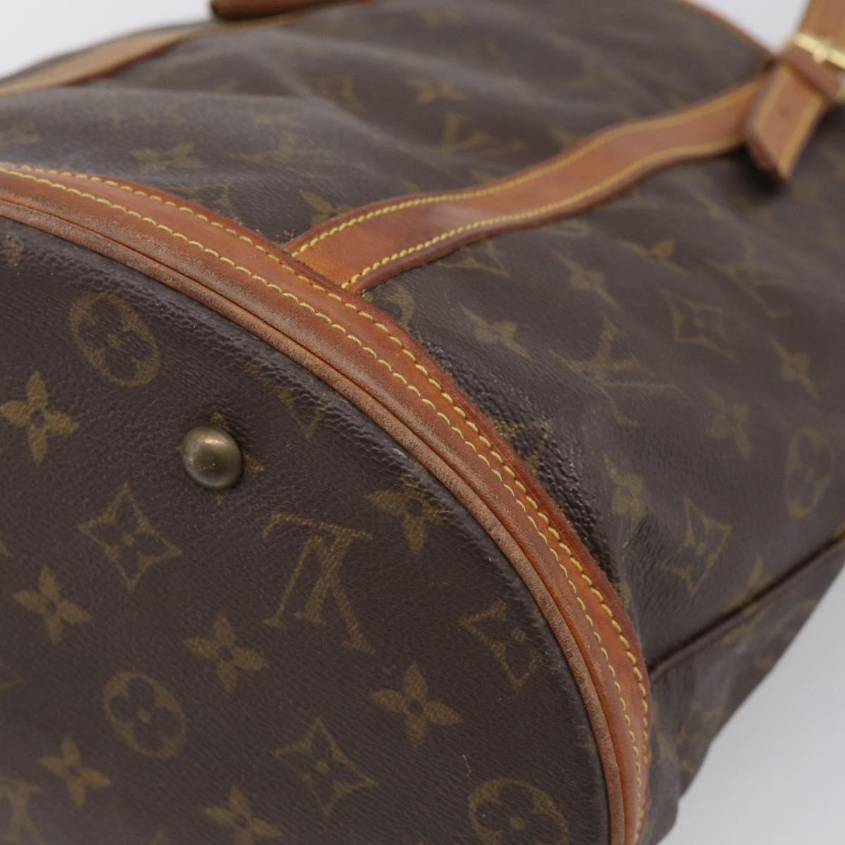 LOUIS VUITTON Monogram Bucket GM Shoulder Bag M42236 LV Auth 213277