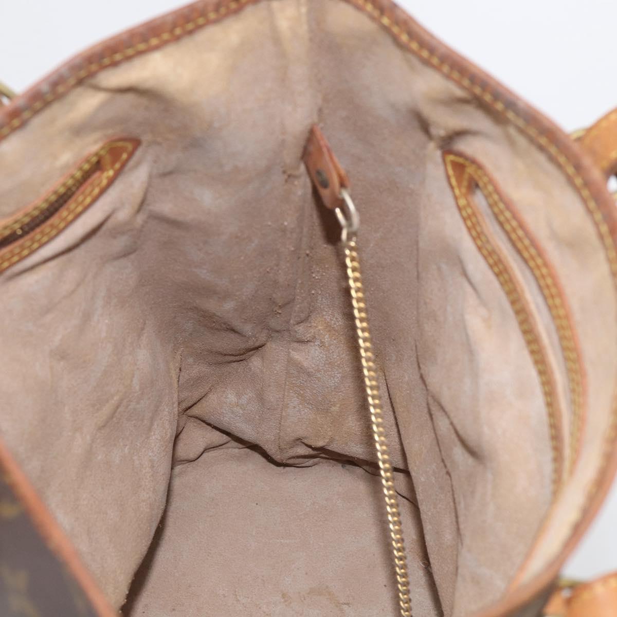 LOUIS VUITTON Monogram Bucket GM Shoulder Bag M42236 LV Auth 213277