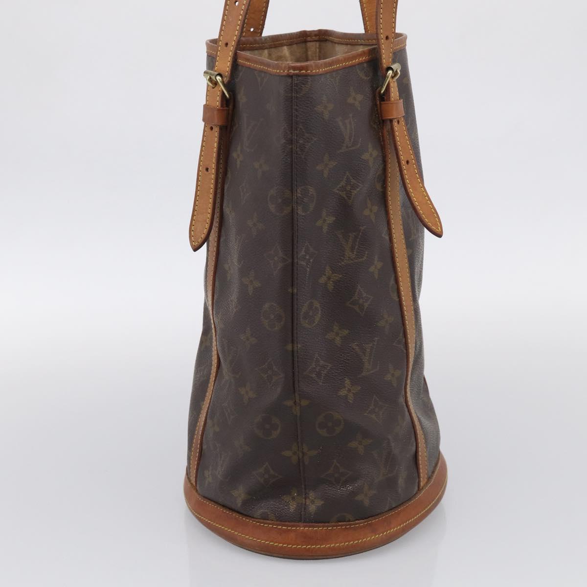 LOUIS VUITTON Monogram Bucket GM Shoulder Bag M42236 LV Auth 213277