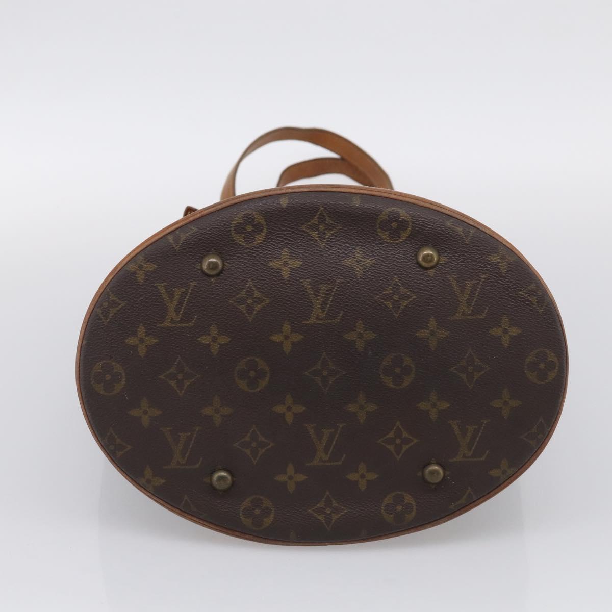 LOUIS VUITTON Monogram Bucket GM Shoulder Bag M42236 LV Auth 213277