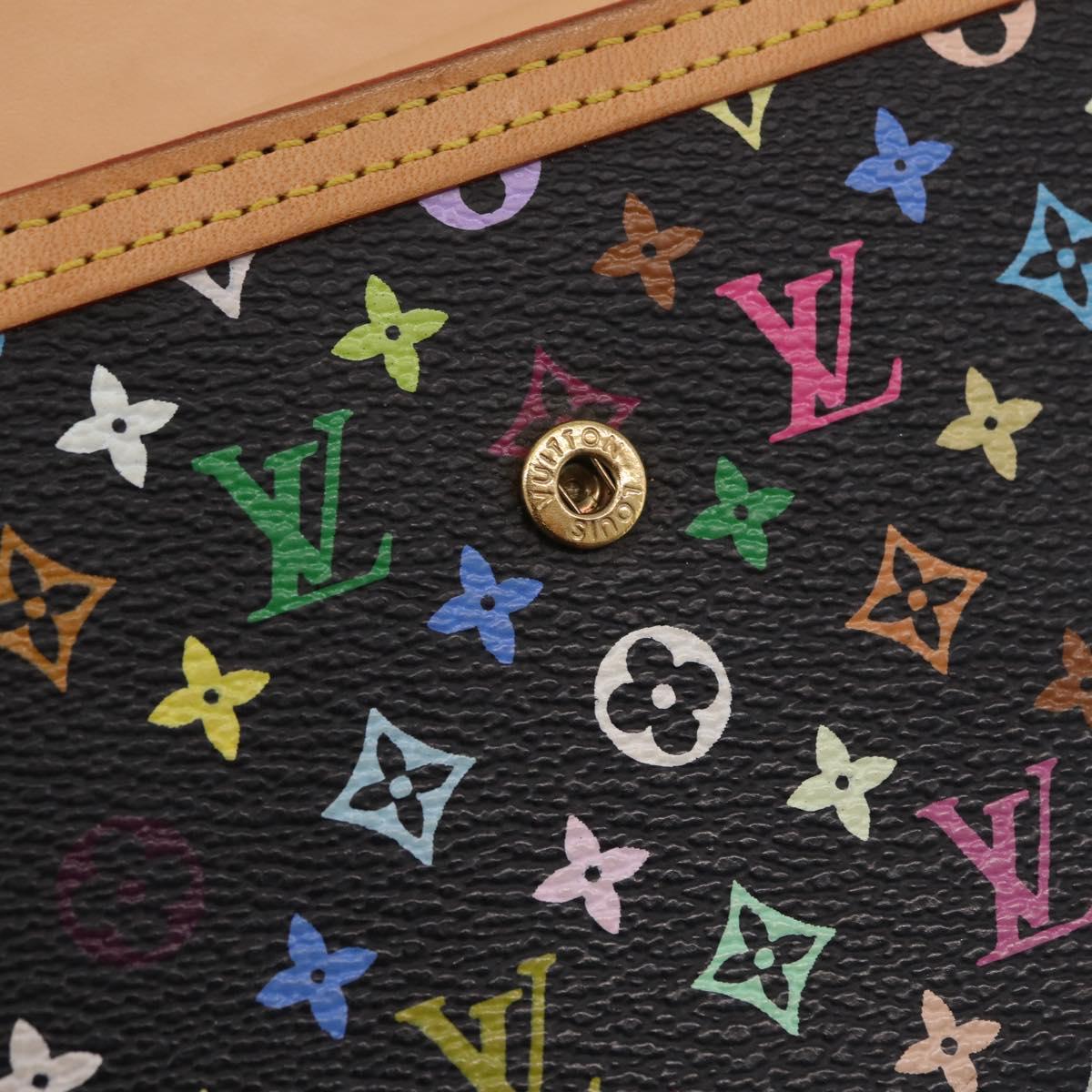 LOUIS VUITTON Multicolor Portefeuille International Wallet M92658 LV Auth 213280