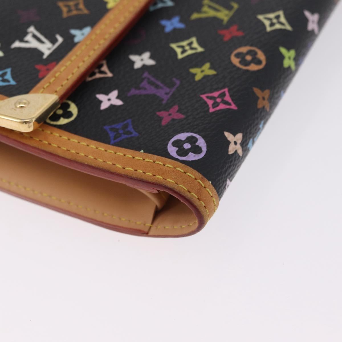 LOUIS VUITTON Multicolor Portefeuille International Wallet M92658 LV Auth 213280