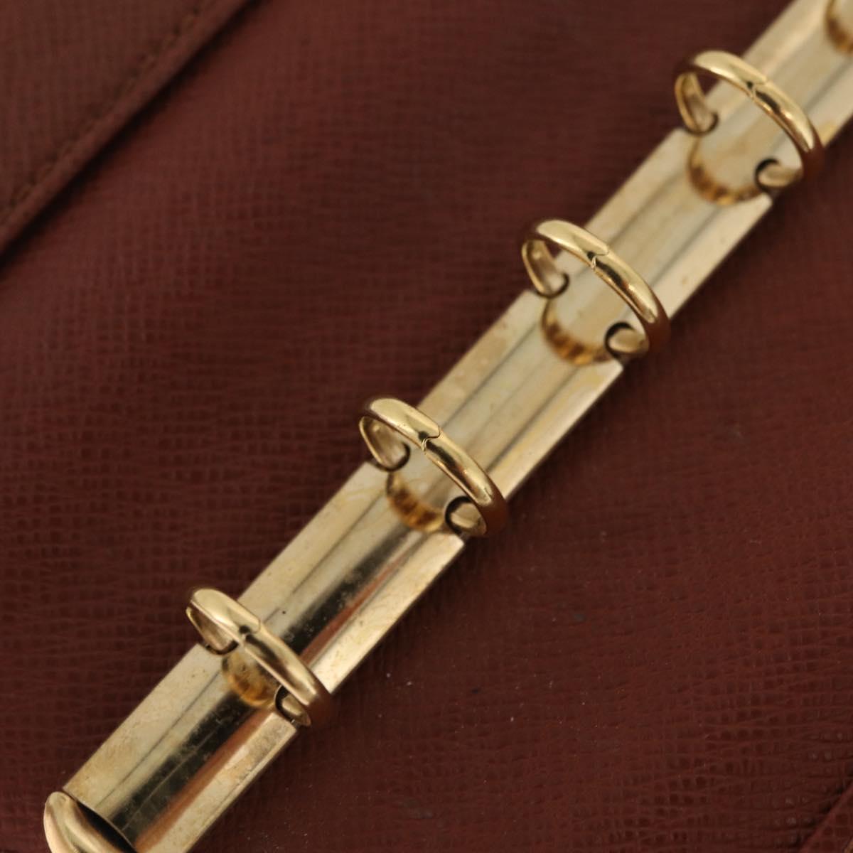 LOUIS VUITTON Monogram Agenda PM Day Planner Cover R20005 LV Auth 213281