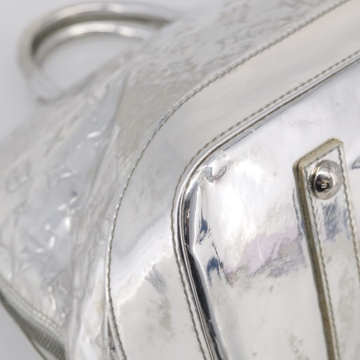 LOUIS VUITTON Monogram Miroir Alma GM Bag Silver Argent M95273 LV Auth 213286A