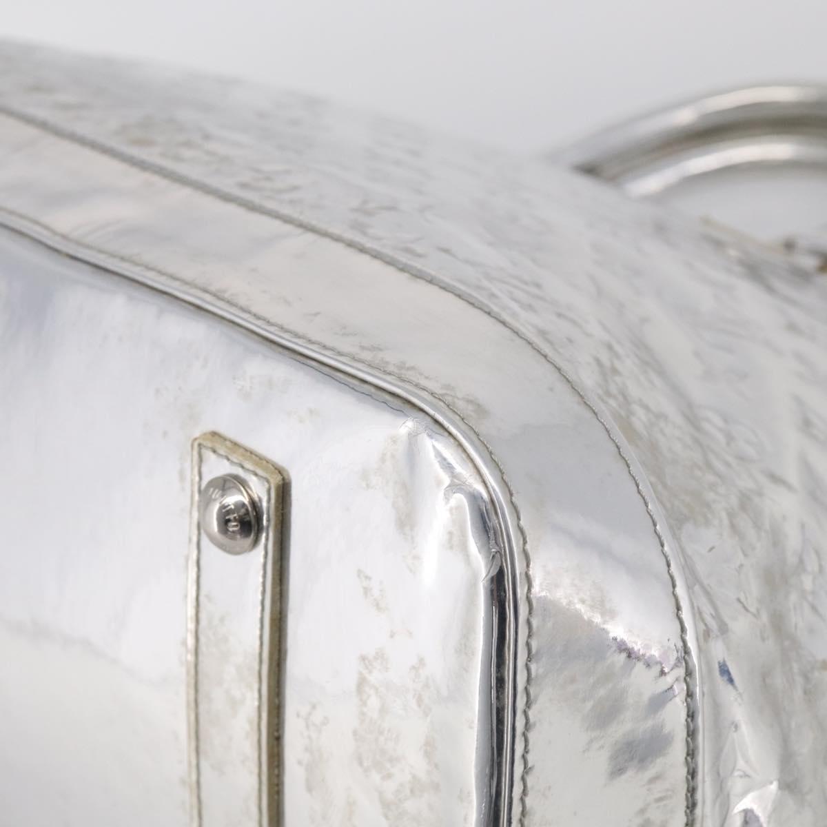 LOUIS VUITTON Monogram Miroir Alma GM Bag Silver Argent M95273 LV Auth 213286A
