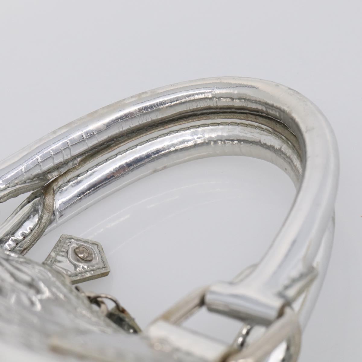 LOUIS VUITTON Monogram Miroir Alma GM Bag Silver Argent M95273 LV Auth 213286A