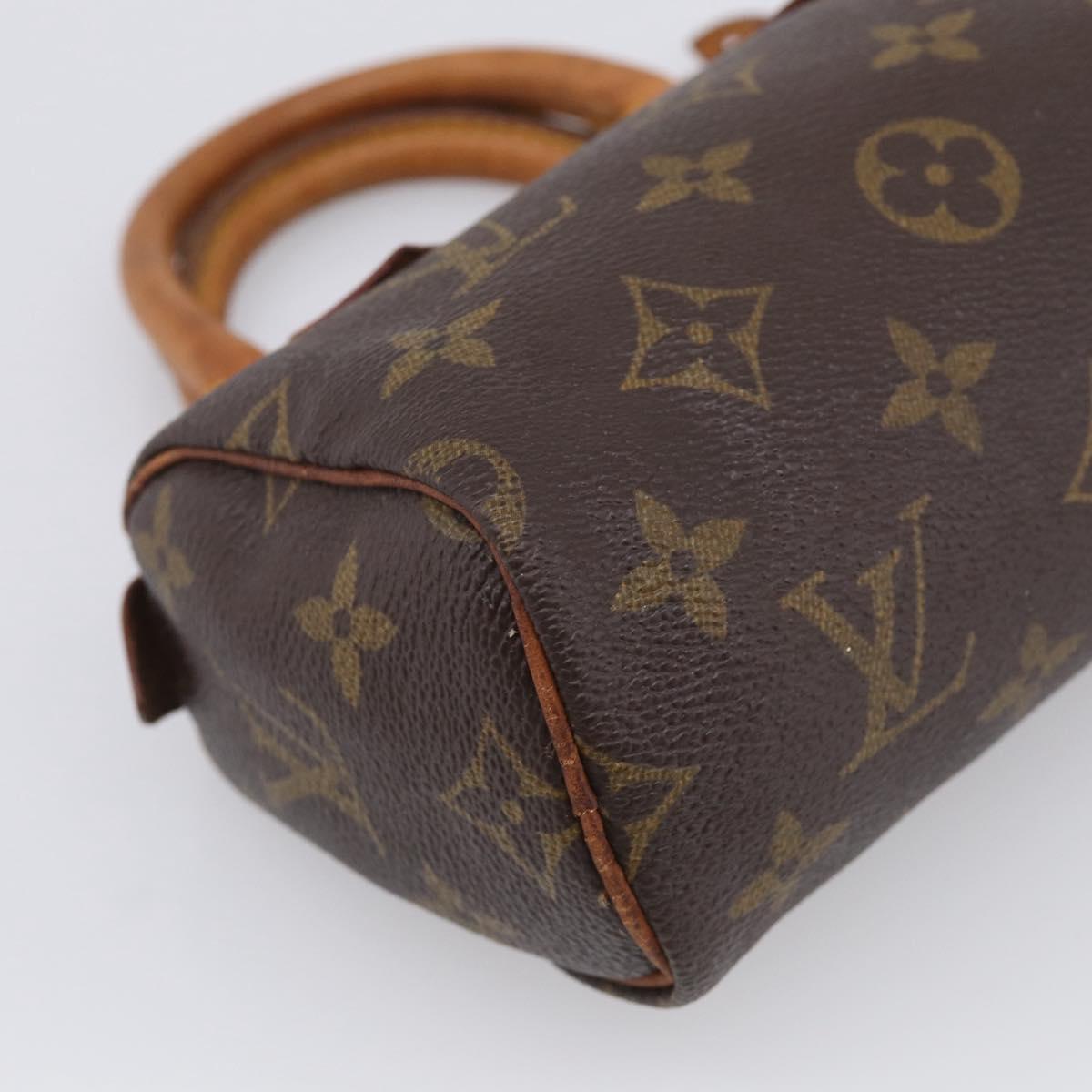 LOUIS VUITTON Monogram Mini Speedy Hand Bag M41534 LV Auth 213287
