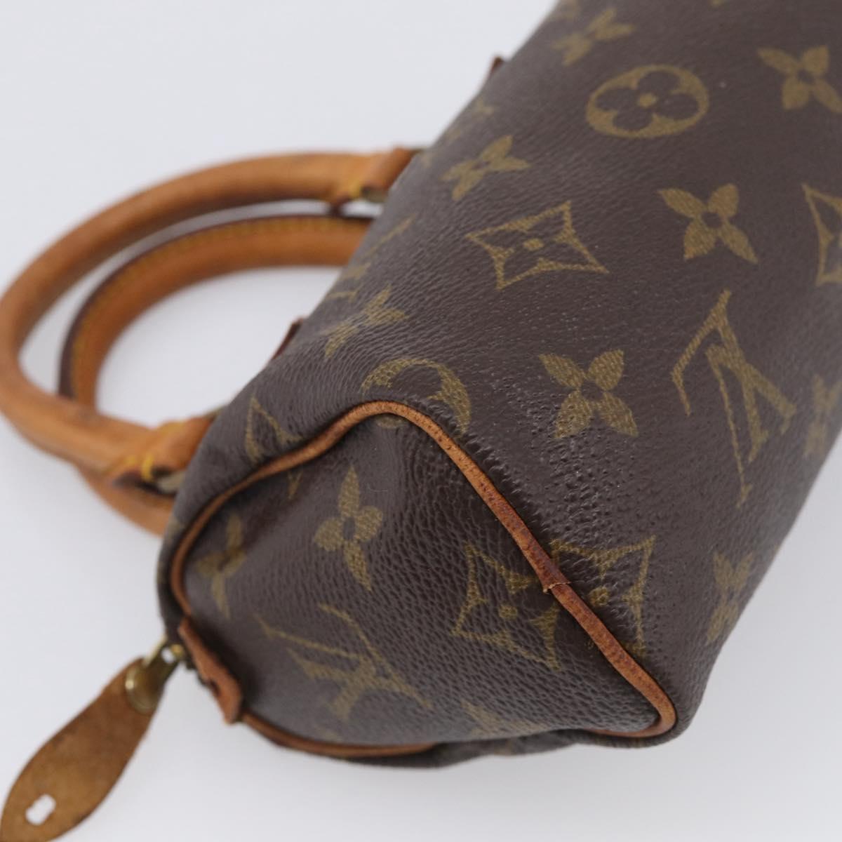 LOUIS VUITTON Monogram Mini Speedy Hand Bag M41534 LV Auth 213287
