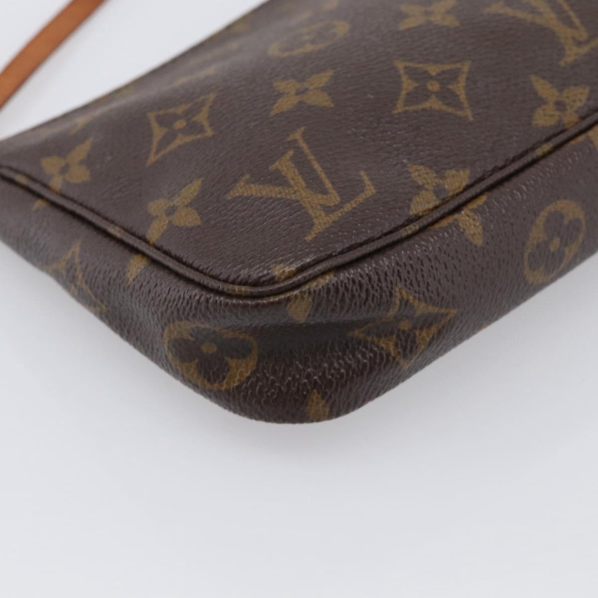 LOUIS VUITTON Monogram Pochette Accessoires Pouch M51980 LV Auth 213294