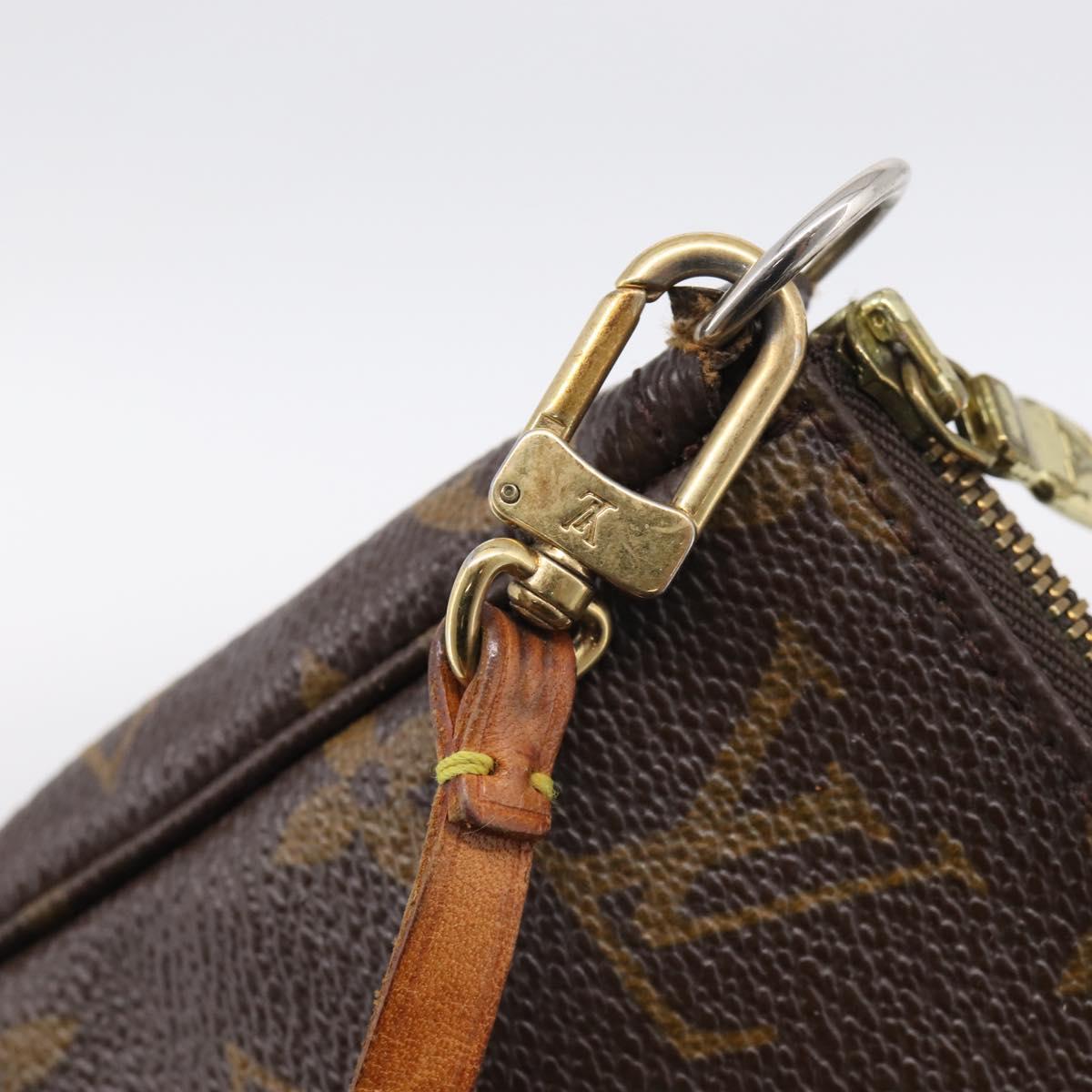 LOUIS VUITTON Monogram Pochette Accessoires Pouch M51980 LV Auth 213294