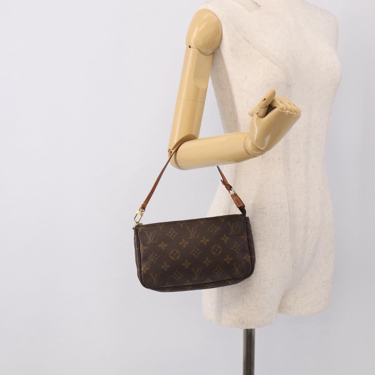 LOUIS VUITTON Monogram Pochette Accessoires Pouch M51980 LV Auth 213294