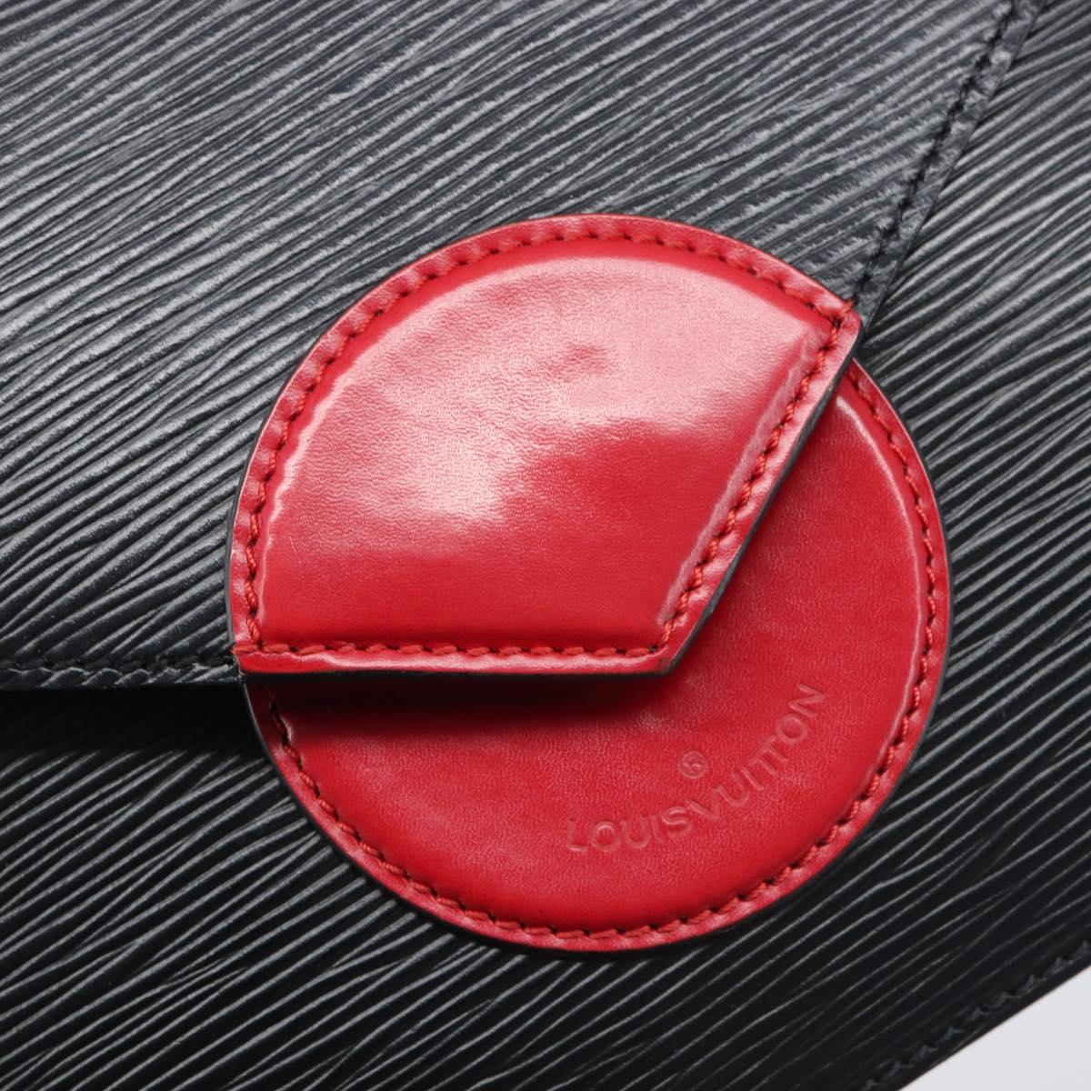 LOUIS VUITTON Epi Osh Shoulder Bag Black Red M52444 LV Auth 213296A
