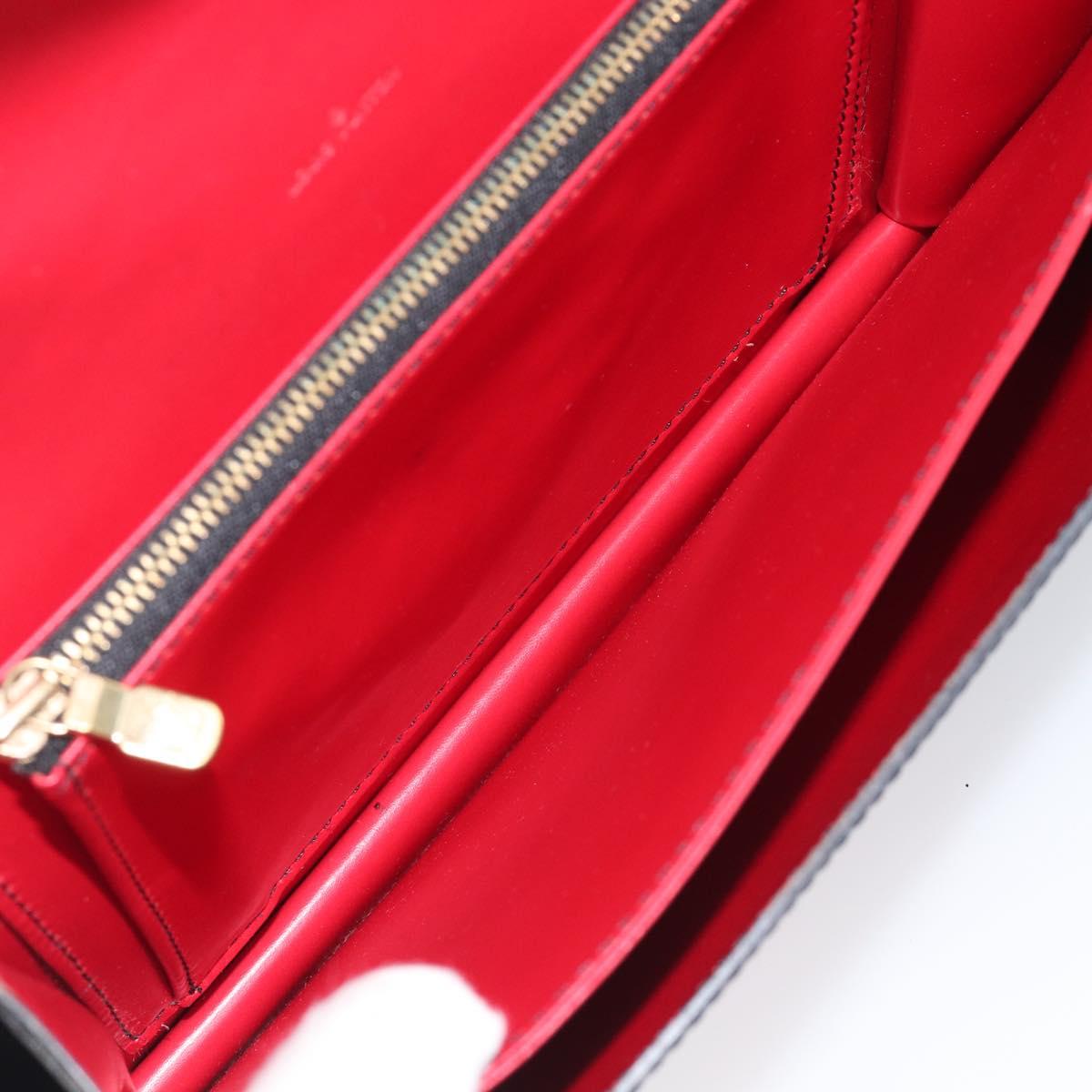 LOUIS VUITTON Epi Osh Shoulder Bag Black Red M52444 LV Auth 213296A