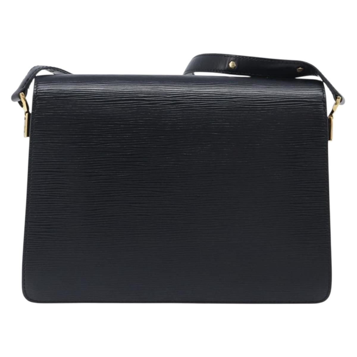 LOUIS VUITTON Epi Osh Shoulder Bag Black Red M52444 LV Auth 213296A
