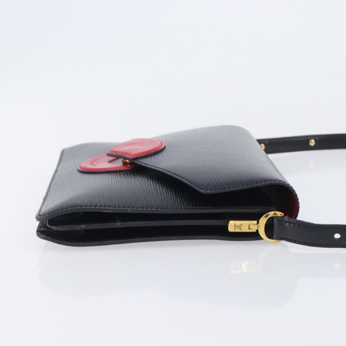 LOUIS VUITTON Epi Osh Shoulder Bag Black Red M52444 LV Auth 213296A