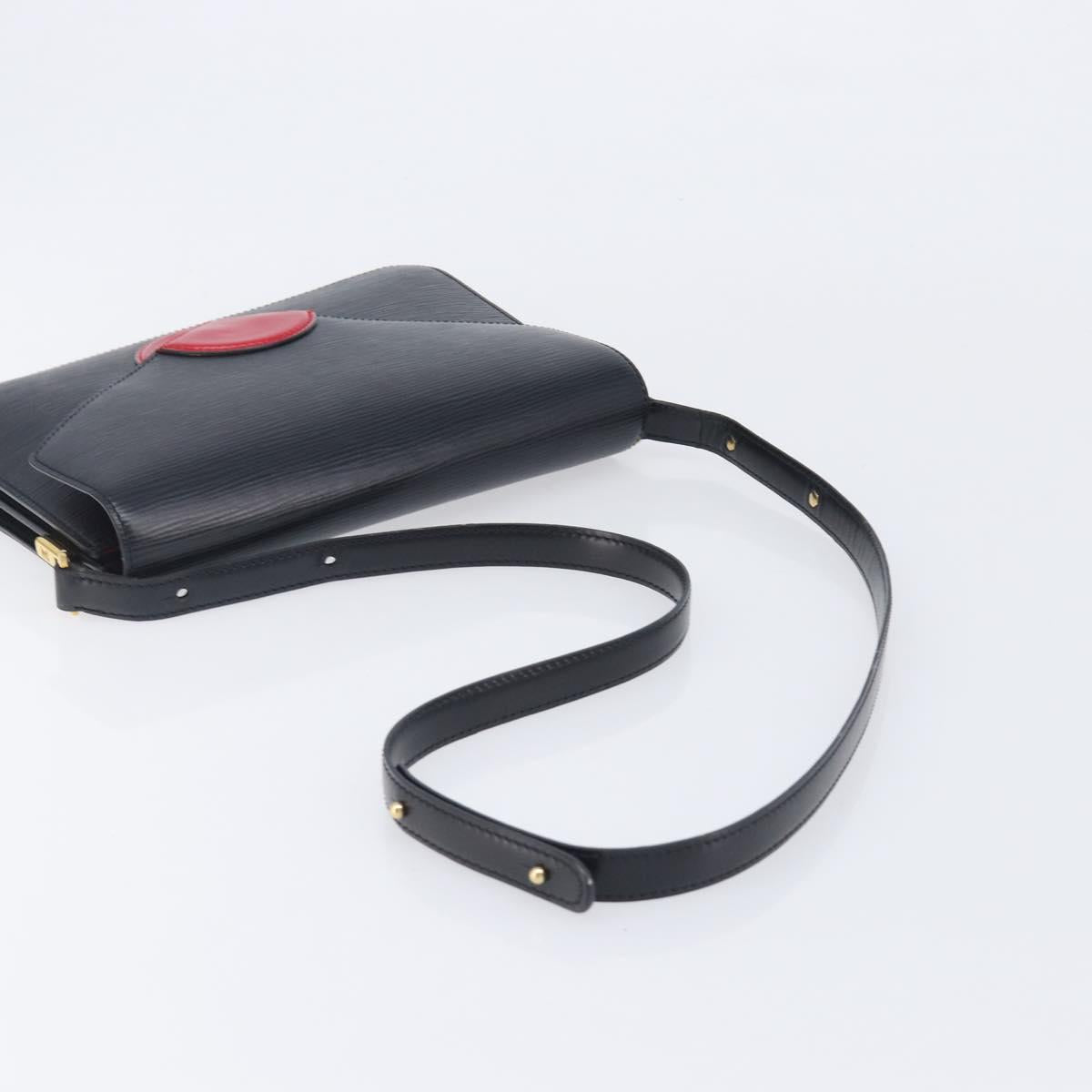 LOUIS VUITTON Epi Osh Shoulder Bag Black Red M52444 LV Auth 213296A