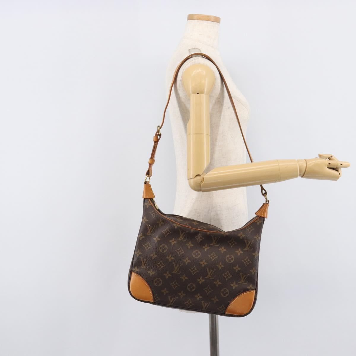 LOUIS VUITTON Monogram Boulogne 30 Shoulder Bag M51265 LV Auth 213299A